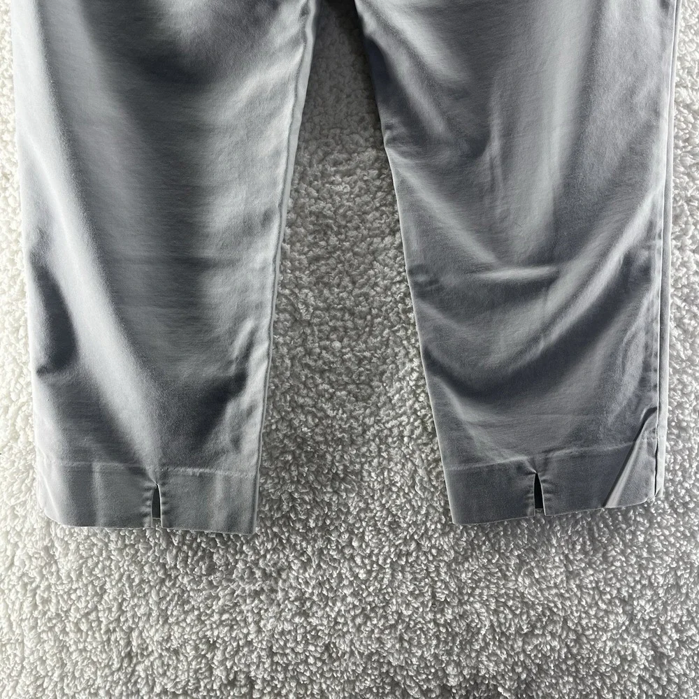 NIC+ZOE Women's Pants Solid Gray Plus Size 16 Stretch Light Casual Classic